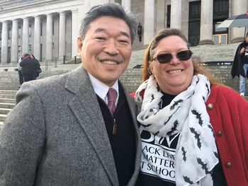 Bob Hasegawa and Becca  Ritchie 2018