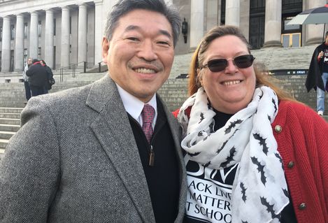 Bob Hasegawa and Becca  Ritchie 2018