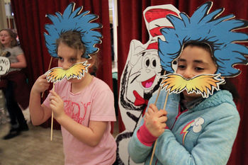 Dr Seuss photo booth