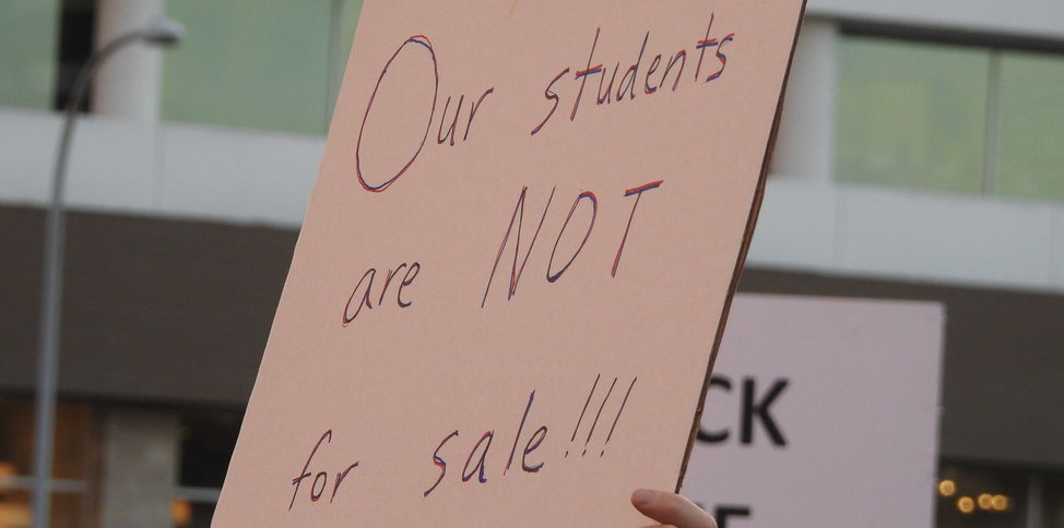 Students not for sale
